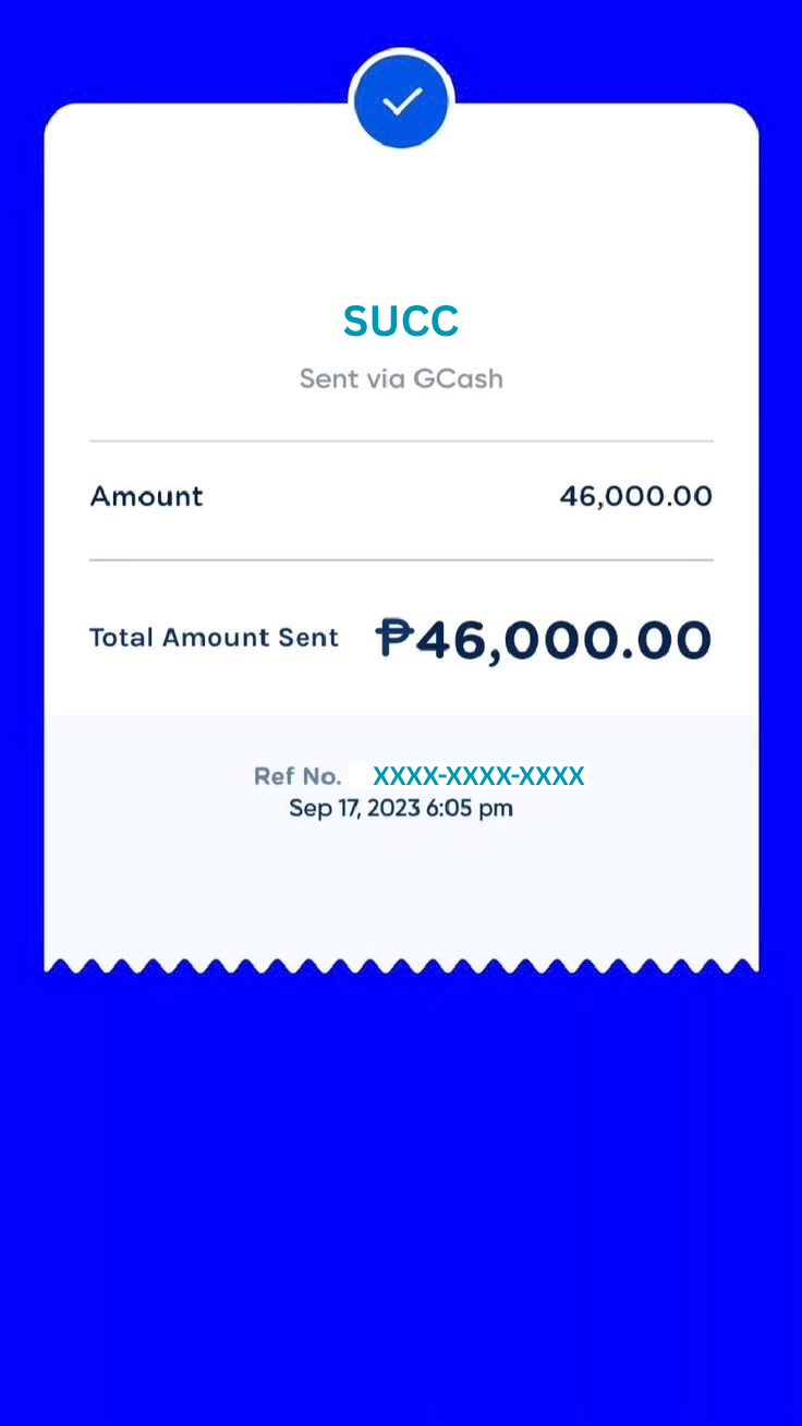 GCash Transaction Receipt
